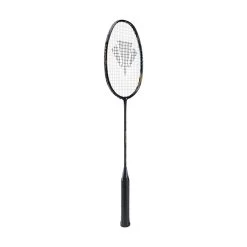 Carlton Badmintonschläger Vapour Trail 90 (90g/kopflastig/sehr Steif) Schwarz - Besaitet -