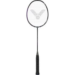 Victor Badmintonschläger Thruster Ryuga II J (kopflastig, Steif) Grau/violett - Unbesaitet -