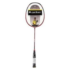 Carlton Badmintonschläger Powerblade Superlite (Bestseller Freizeitspieler) Rot - Besaitet -