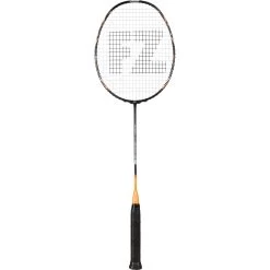 Forza Badmintonschläger HT Precision 88S (ausgewogen, Steif, 86g) Schwarz/orange - Besaitet -