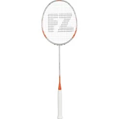 Forza Badmintonschläger Pure Light 7 (ausgewogen, Mittel, 75g) Silber/orange - Besaitet -