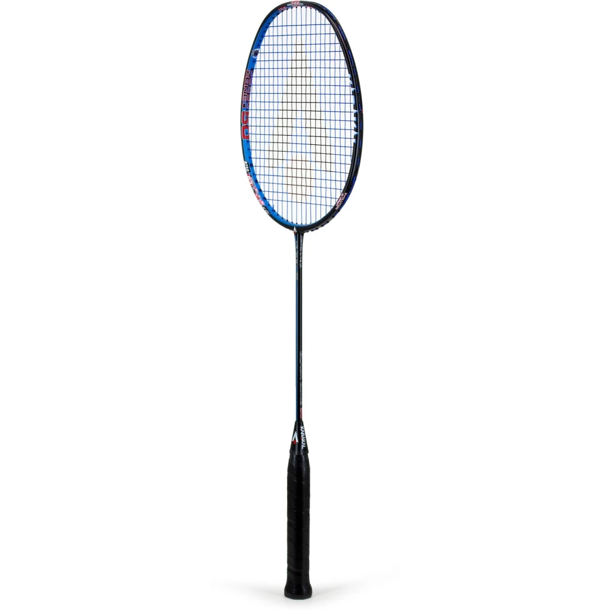 Karakal Badmintonschläger Black Zone 50 (83g/ausgewogen) Schwarz/blau - Besaitet - 3 Karakal Badmintonschläger Black Zone 50 (83g/ausgewogen) Schwarz/blau - Besaitet -