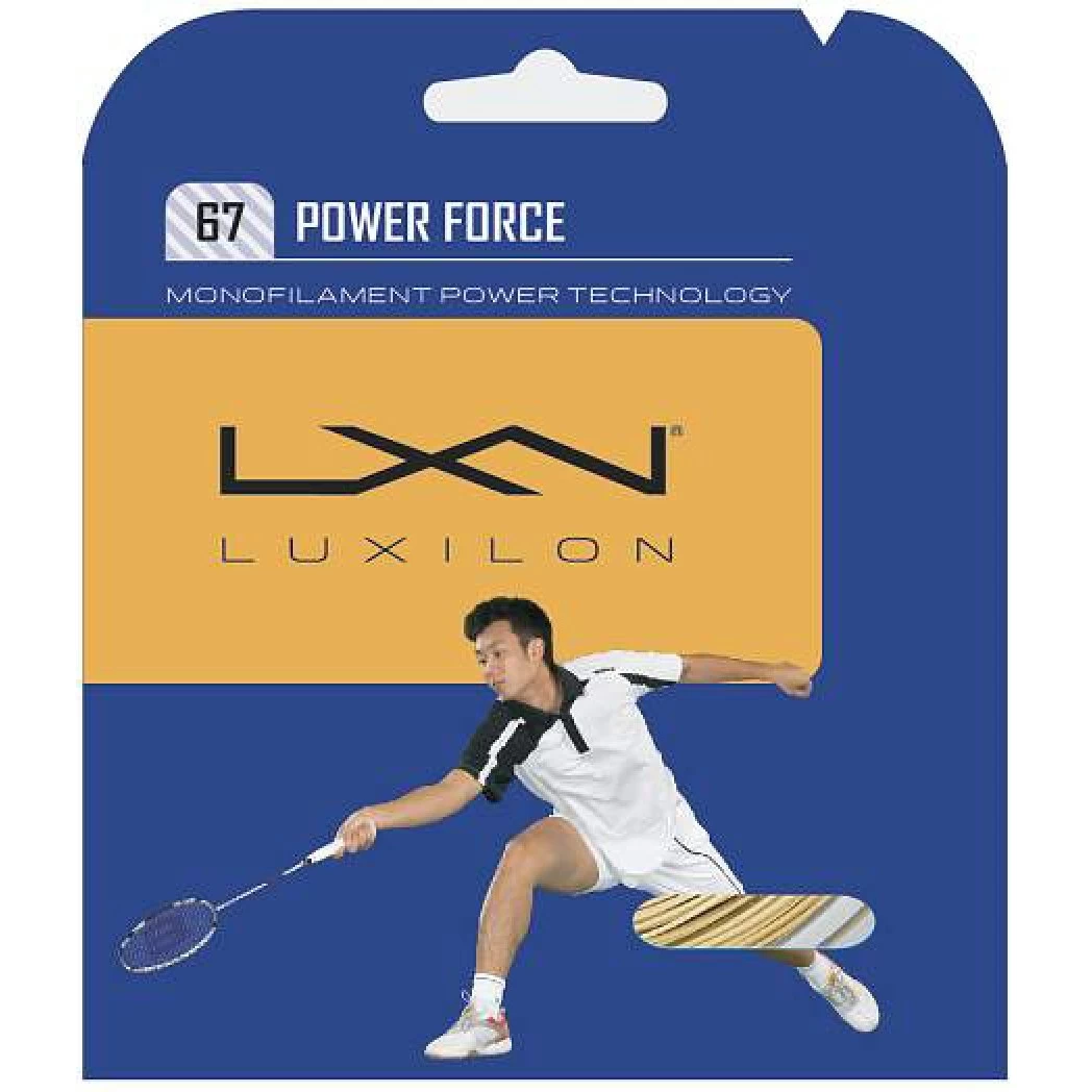 Luxilon Badmintonsaite Spin Force 0.67mm Beige 10m Set 3 Luxilon Badmintonsaite Spin Force 0.67mm Beige 10m Set