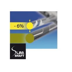 Talbot Torro Badmintonschläger IsoForce 511.8 (82g/ausgewogen/mittel) - Besaitet - -Badminton Verkäufe TaTo 439555 Isoforce 511 8 SlimShaft201 601x601 1