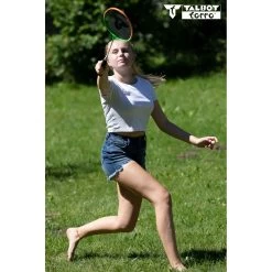 Talbot Torro Badminton Set 4-Attacker PLUS (4x Schläger, 3x Bälle, 1x Netz) -Badminton Verkäufe Talbot Torro 449406 4 AttackerPlus Set Verpackung205 1200x1200 1