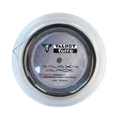Talbot Torro Badmintonsaite Galaxy 0.80 Schwarz 200m Rolle
