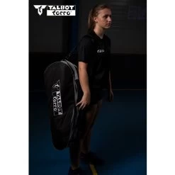 Talbot Torro Racketbag (Schlägertasche, 2 Hauptfächer, Rucksackfunktion) Schwarz/grau -Badminton Verkäufe Talbot Torro Racketbag Schlaegertasche schwarz 65071 1 800x800 1