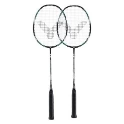 Victor Badmintonschläger Atomos 600 Grün - Besaitet - 2er SET