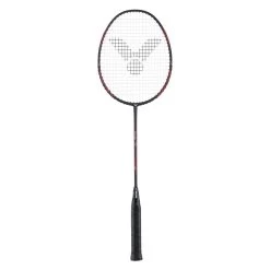 Victor Badmintonschläger Victec Rap (87g/ausgewogen/mittel) Schwarz - Besaitet -