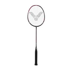 Victor Badmintonschläger Ultramate 8 (kopflastig, Mittel) Schwarz/violett - Besaitet -