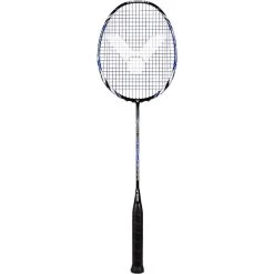 Victor Badmintonschläger V-4000 Wave Tech (88g/kopflastig/mittel) Schwarz/blau - Besaitet -