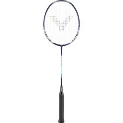 Victor Badmintonschläger Auraspeed 11 B (grifflastig/sehr Flexibel) Blau - Besaitet -