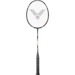 Victor Badmintonschläger Auraspeed 100X H (grifflastig, Steif) Grau - Unbesaitet -