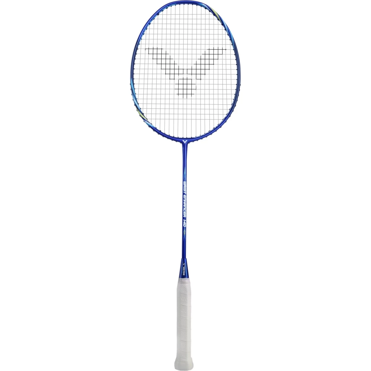 Victor Trainings-Badmintonschläger Wrist Enhancer 140 F (ca. 140g) Blau - Besaitet - 3 Victor Trainings-Badmintonschläger Wrist Enhancer 140 F (ca. 140g) Blau - Besaitet -
