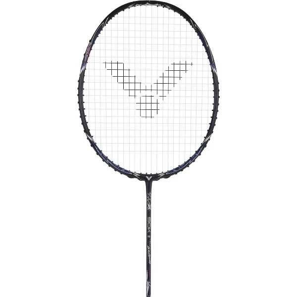 Victor Badmintonschläger Auraspeed 90K II B (leicht Grifflastig, Steif) Dunkelblau - Unbesaitet - 4 Victor Badmintonschläger Auraspeed 90K II B (leicht Grifflastig, Steif) Dunkelblau - Unbesaitet - – Bild 2