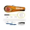 Wilson Federball-Freizeitset (4x Schläger, 3x Bälle, 1x Netz, 1x Tasche) -Badminton Verkäufe Wilson Badminton Federball Freizeit Set WRT875400 950x950 1