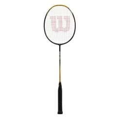 Wilson Badmintonschläger Recon 270 (flexibel, Kopflastig) Schwarz/gelb - Besaitet - -Badminton Verkäufe Wilson WR041210H Recon 270 Badmintonschlaeger202 1200x1200 1