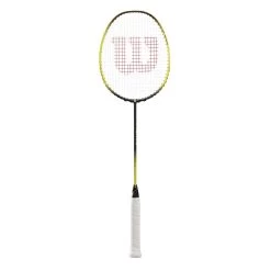 Wilson Badmintonschläger Fierce 570 (grifflastig) Schwarz/gelb - Besaitet - -Badminton Verkäufe Wilson WR091410H Fierce 570 Badmintonschlaeger202 1200x1200 1