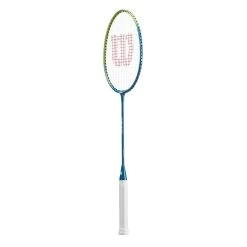 Wilson Badmintonschläger Champ 90 (kopflastig, Steif) Blau/grün - Besaitet - -Badminton Verkäufe Wilson WR092010H Champ 90 Badmintonschlaeger203 1200x1200 1