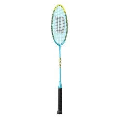 Wilson Federball-Freizeitset JUNIOR Minions (2x Schläger, 2x Bälle, 1x Tasche) -Badminton Verkäufe Wilson WR105710F Minions Badminton Racket Kit Set204 1200x1200 1