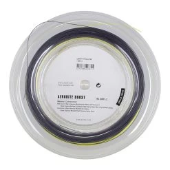 Yonex Badmintonsaite Aerobite Boost Hybrid 0.61/0.72 Grau/gelb 200m Rolle -Badminton Verkäufe YONEX NBABBC GRY AEROBITE BOOST ROLLE 2 1200x1200 1