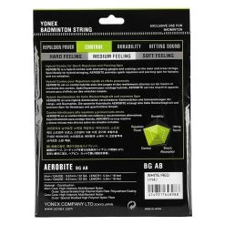 Yonex Badmintonsaite Aerobite Hybrid 0.61/0.67 Weiss/rot 10m Set -Badminton Verkäufe YONEX NBABS 2 1200x1200 1