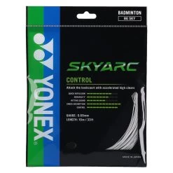Yonex Badmintonsaite Skyarc 0.69 (Komfort+Kontrolle) Weiss 10m Set