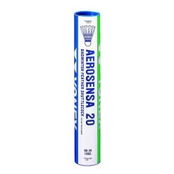 Yonex Badmintonbälle Aerosensa 20 Naturfeder Weiss Dose 12er