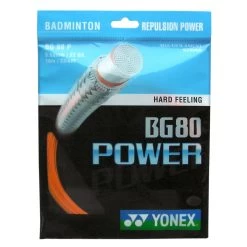 Yonex Badmintonsaite BG 80 Power (Power+Touch) Orange 10m Set