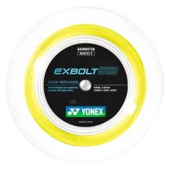 Yonex Badmintonsaite Exbolt 63 (Kontrolle) Gelb 200m Rolle
