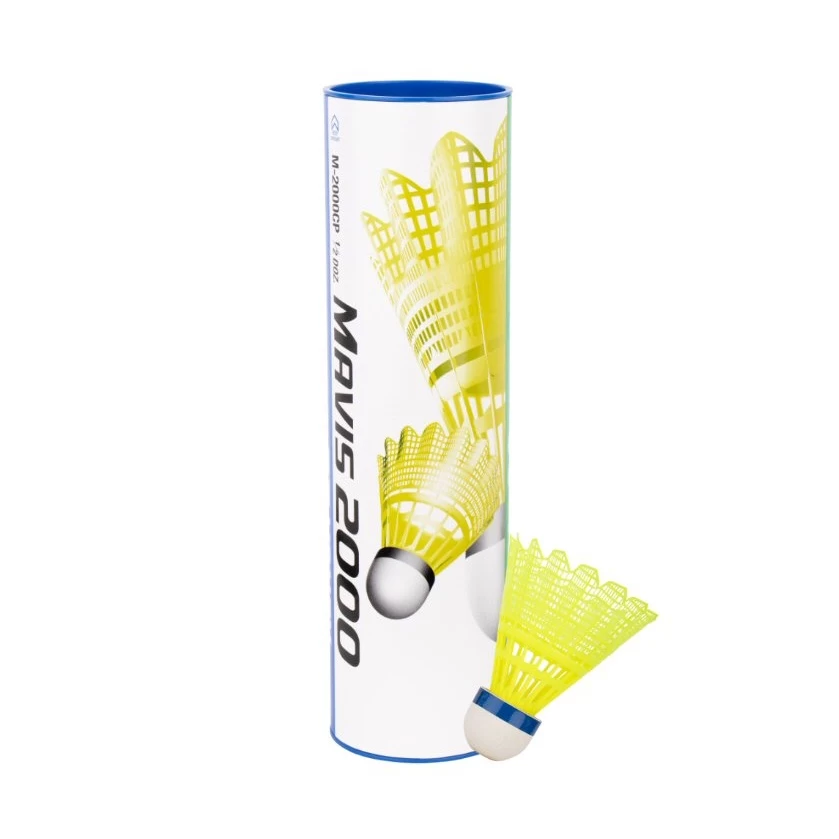 Yonex Badmintonbälle Mavis 2000 Nylon Dose Gelb 6er 3 Yonex Badmintonbälle Mavis 2000 Nylon Dose Gelb 6er