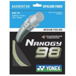 Yonex Badmintonsaite Nanogy 98 (Power+Touch) Gold 10m Set