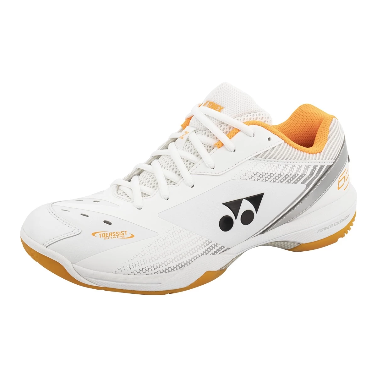 Yonex Badmintonschuhe Power Cushion 65 Z3 Wide 2023 Weiss/orange Herren 3 Yonex Badmintonschuhe Power Cushion 65 Z3 Wide 2023 Weiss/orange Herren