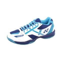Yonex Badmintonschuhe Power Cushion 39 2023 Weiss/blau Herren