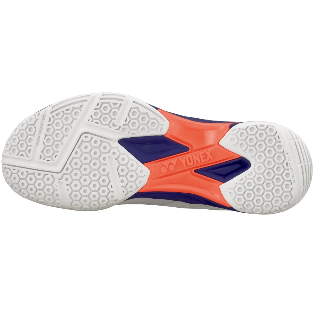Yonex Badmintonschuhe Power Cushion 57 Weiss/orange Herren 4 Yonex Badmintonschuhe Power Cushion 57 Weiss/orange Herren – Bild 2